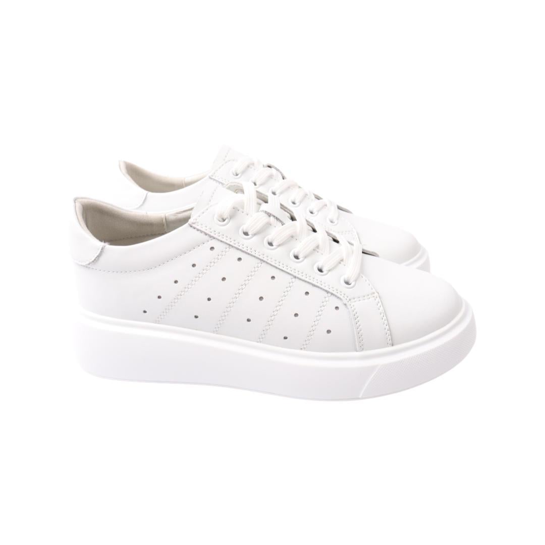 Кеды женские Li Fexpert из кожи Белый (849-22DTC 39)