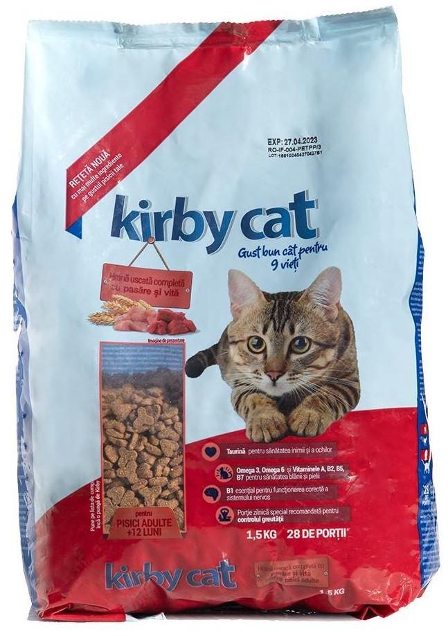 Корм сухой для котов Kirby Cat с курицей и говядиной 1,5 кг (1789933022)