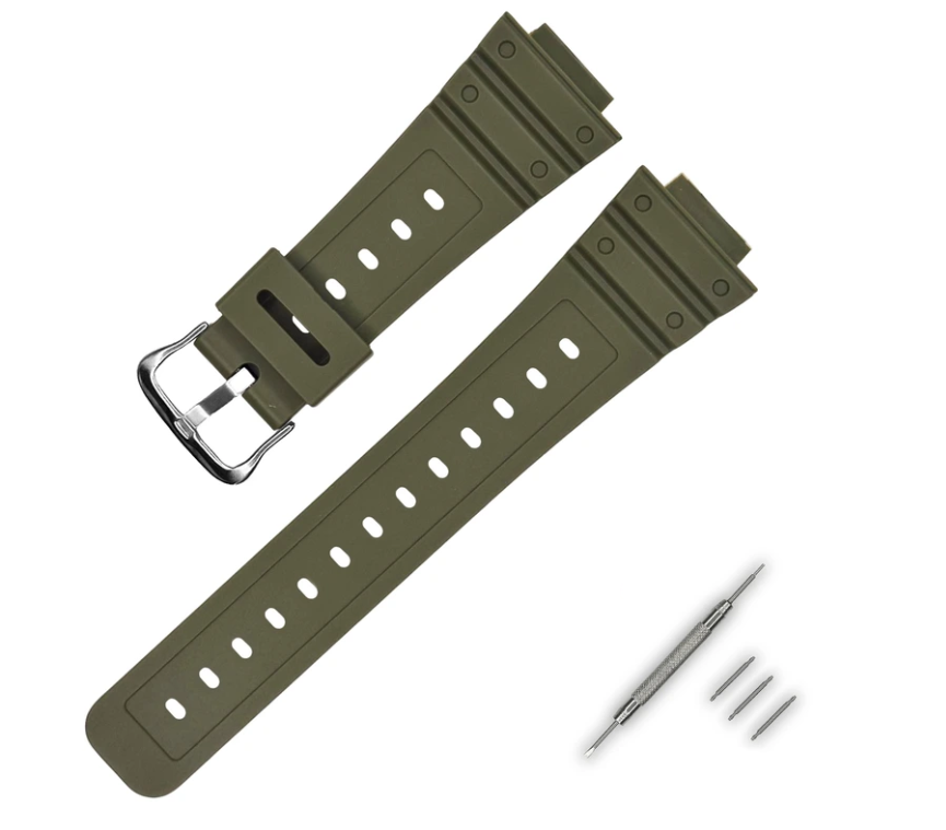Ремінець для Casio G-Shock DW-5600 Army Green SI