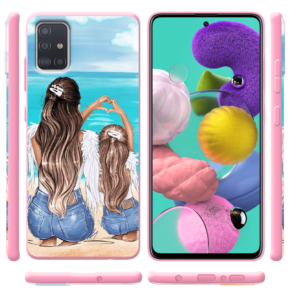 Чехол Boxface Samsung A515 Galaxy A51 Family Vacation Розовый силикон (38808-up2380-41817) - фото 2