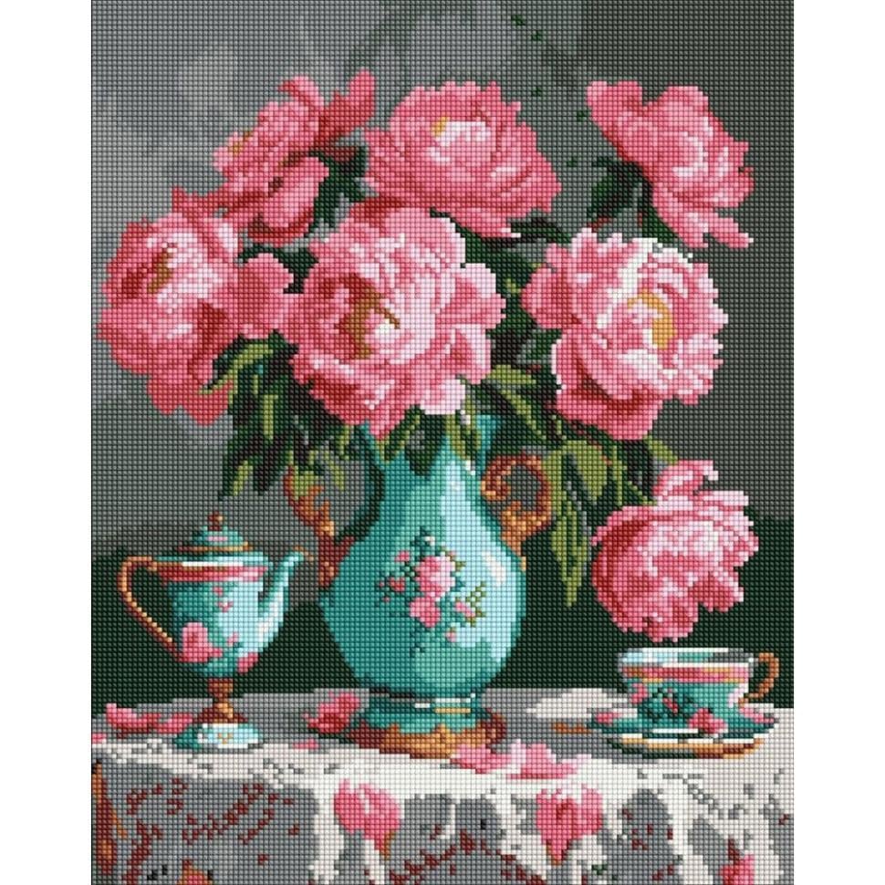 Алмазна мозаїка Ideyka Ніжні кольори 40x50 см (AMO8124)