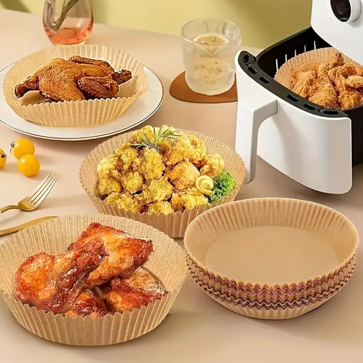 Форма пергаментна для аерогрилю мультипечі Kraft Кругла Щипці 50 шт. 16х4,5 см - фото 4 Форма пергаментна для аерогрилю мультипечі Kraft Кругла Щипці 50 шт. 16х4,5 см - фото 4