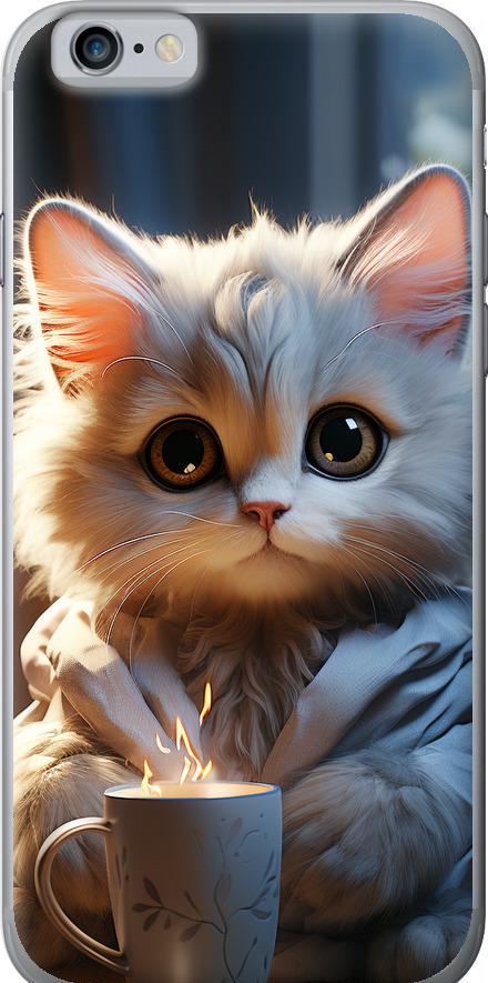 Чехол на iPhone 6 White cat (5646u-45-42517)