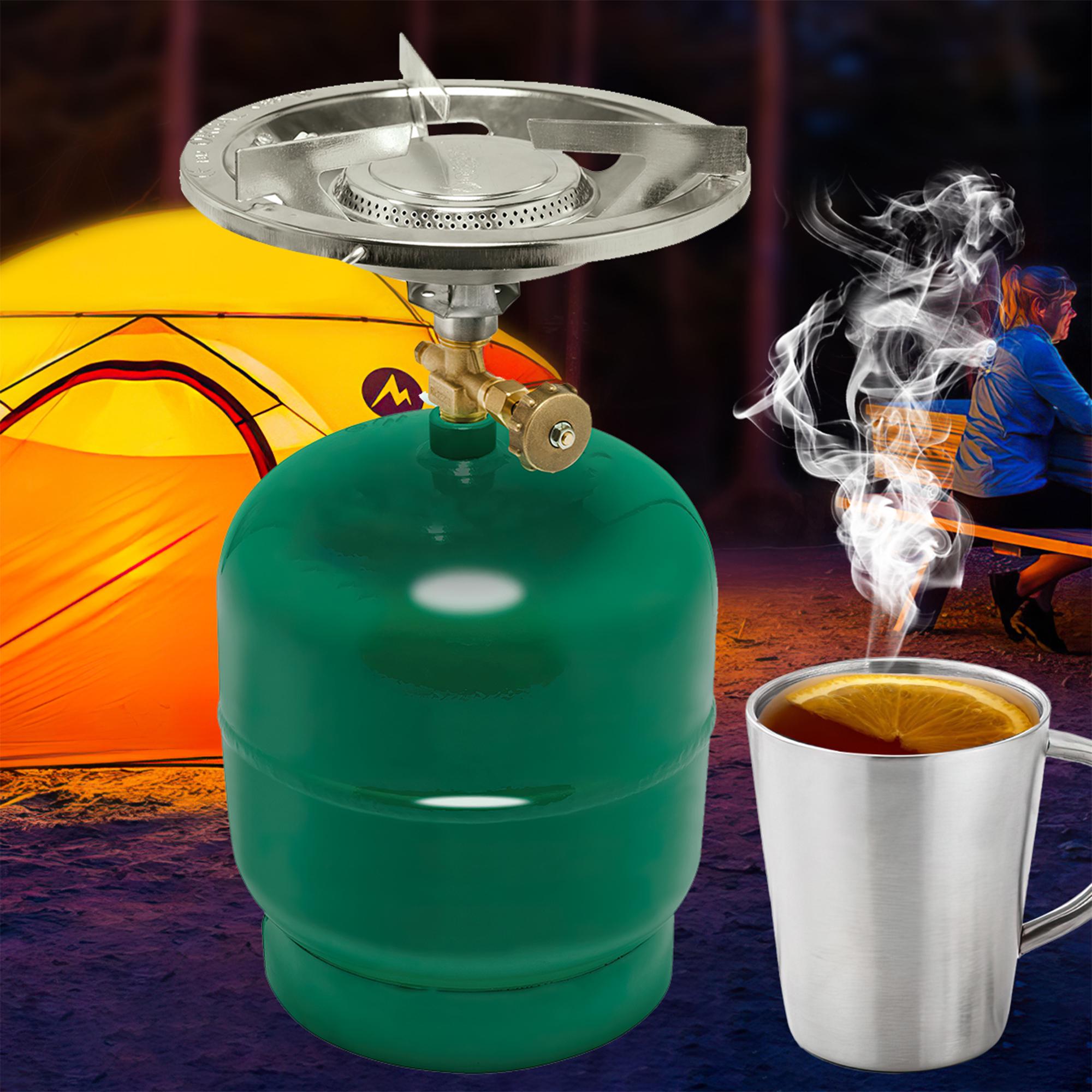 Газовий балон із пальником Пропан 8л ДСТУ 2 мм Зелений - фото 2 Газовий балон із пальником Пропан 8л ДСТУ 2 мм Зелений - фото 2