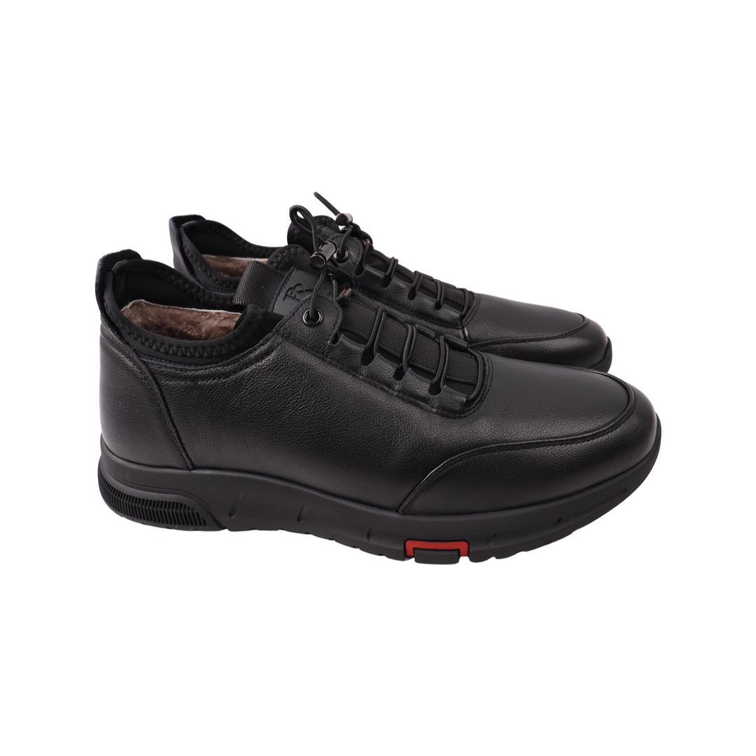 Черевики чоловічі Berisstini зі шкіри р. 41 Чорний (61-22/23ZHC)