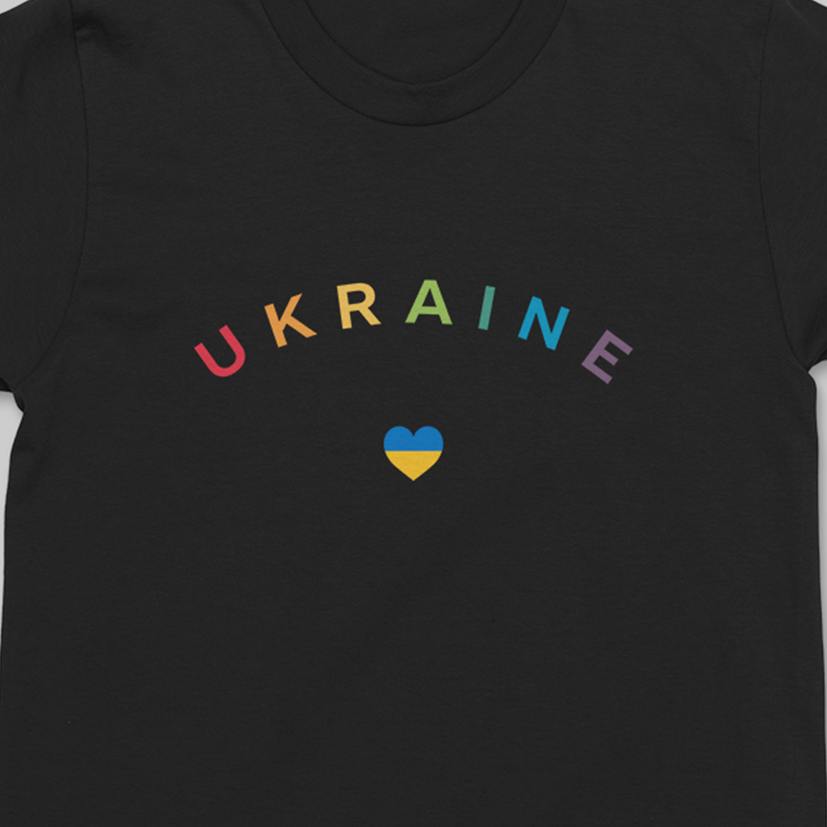 Футболка патриотическая унисекс Ufree "Ukraine" Heart L Черный (20010-2 -L) - фото 2