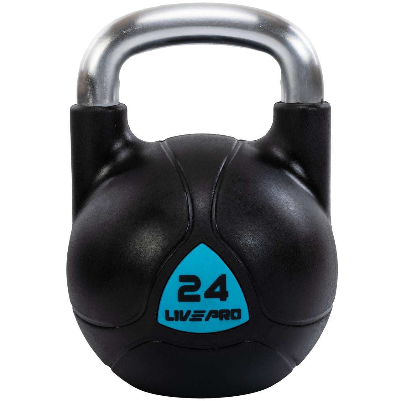 Гора цельная LiveUp с полиуретановым покрытием и хромированной ручкой 24 кг (LP8040-24) Гора цельная LiveUp с полиуретановым покрытием и хромированной ручкой 24 кг (LP8040-24)