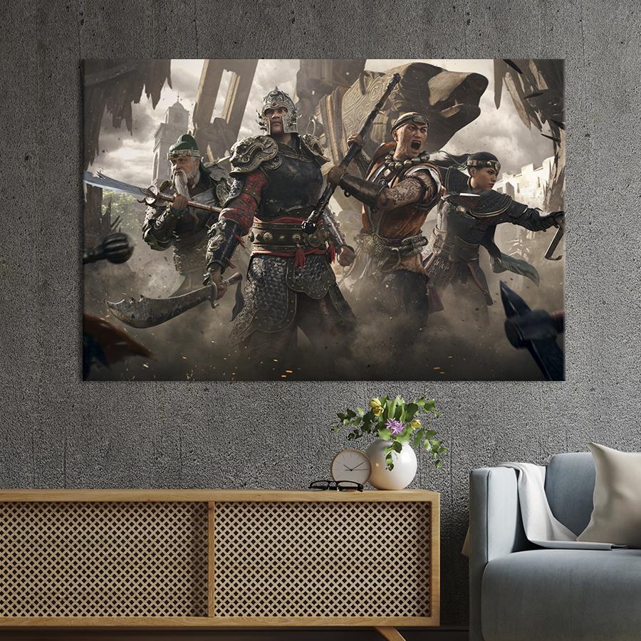 Картина на холсте For Honor – Marching Fire 75x50 см (1477-1)