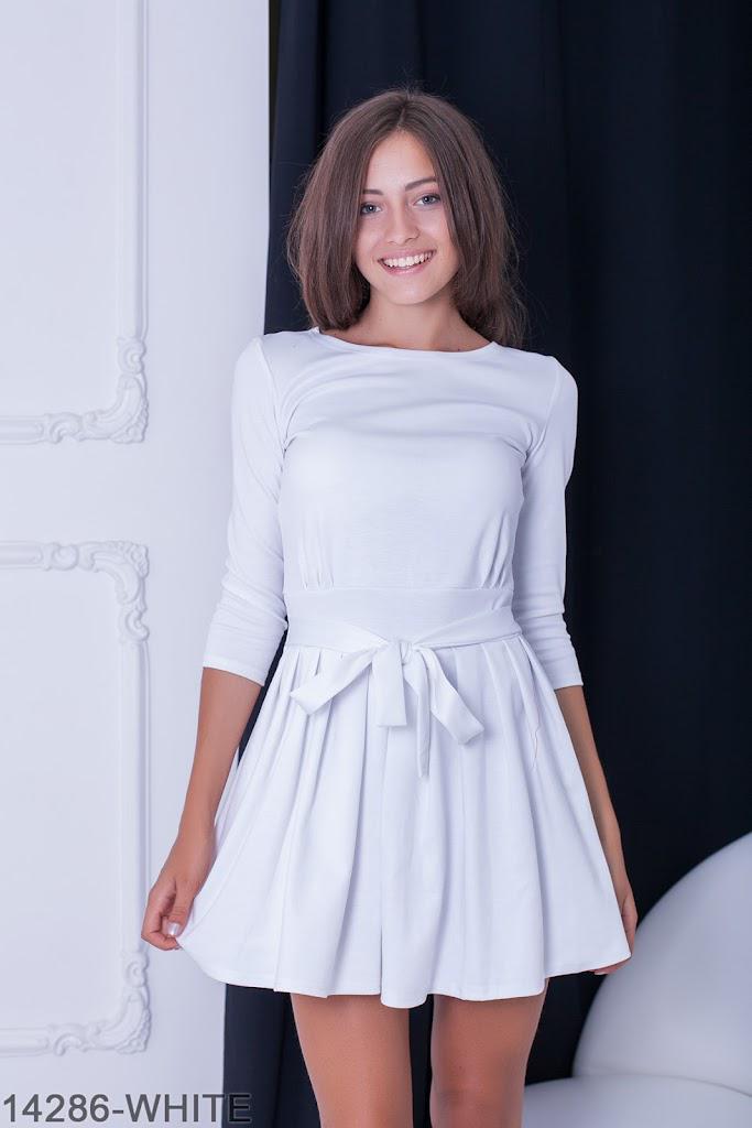 Платье женское Podium Lablab 14286-WHITE M Белый - фото 5 Платье женское Podium Lablab 14286-WHITE M Белый - фото 5