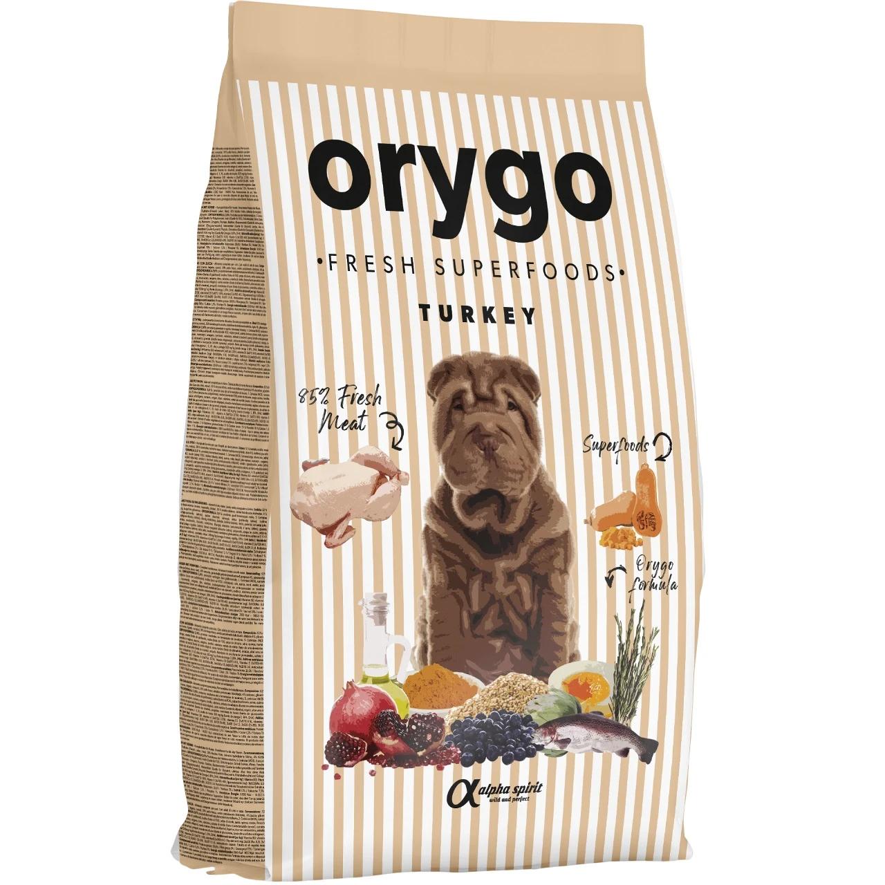 Корм полувлажный ORYGO Turkey для взрослых собак всех пород с индейкой и тыквой 8 кг (ORYGD030000747) Корм полувлажный ORYGO Turkey для взрослых собак всех пород с индейкой и тыквой 8 кг (ORYGD030000747)