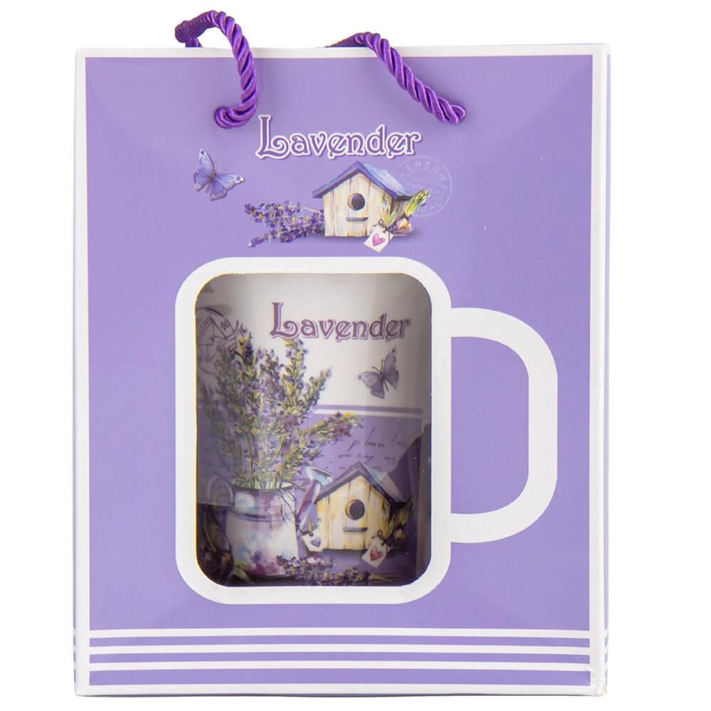 Кружка керамическая Elisey Lavender Serenade 1 350 мл Белый (18901-023)