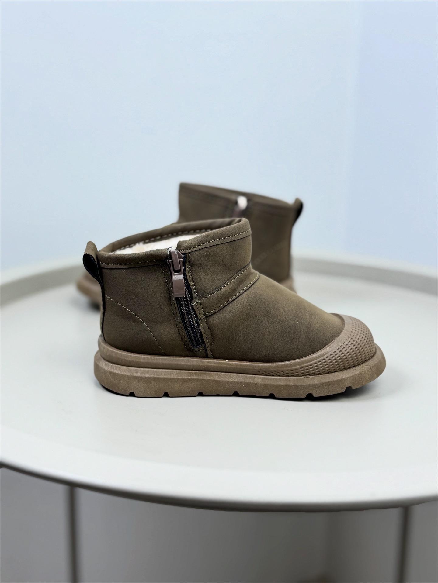 Ботинки детские зимние 1663 р. 32 Коричневый (30774198) - фото 2