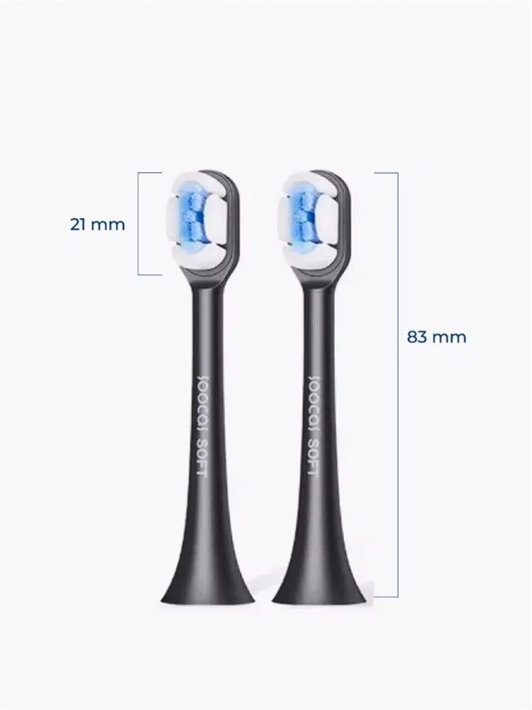 Насадки змінні Soocas Toothbrush Head General Clean Bh01b 2 шт. Чорний (2572658791) - фото 3 Насадки змінні Soocas Toothbrush Head General Clean Bh01b 2 шт. Чорний (2572658791) - фото 3