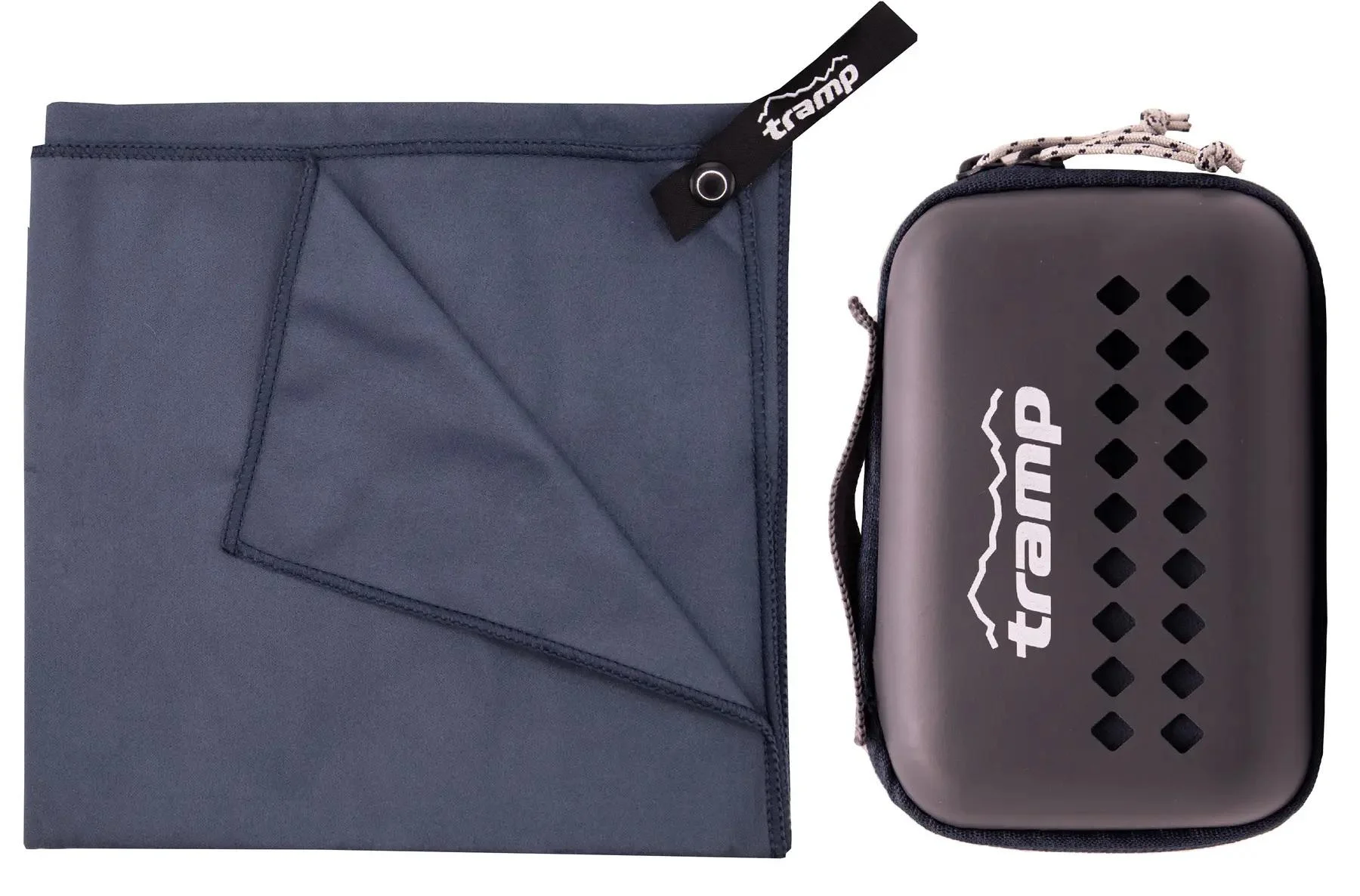 Полотенце микрофибры в чехле Tramp Pocket Towel 40х80 см (UTRA-161-S-navy)