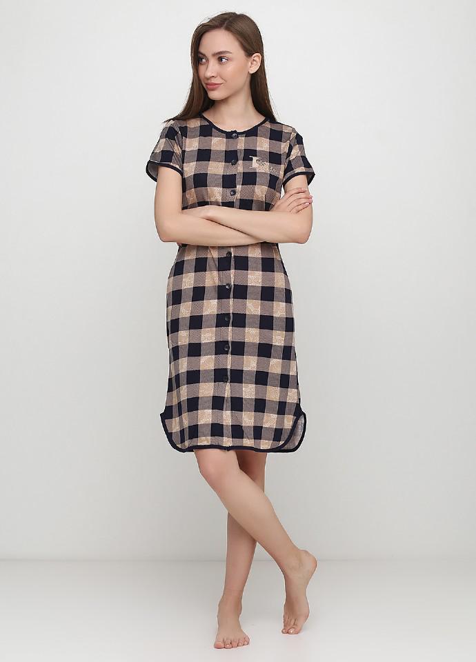 Халат ROMEO LIFE L Разноцветный/Коричневый (7183) Халат ROMEO LIFE L Разноцветный/Коричневый (7183)