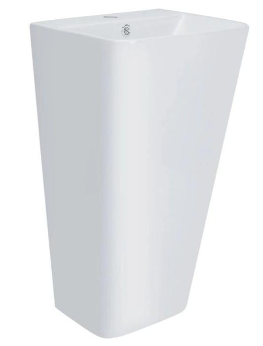 Раковина підлогова моноблок Qtap Tern 440х380х830 мм с донним клапаном PU02O White (QT1711G302WN47320) - фото 6 Раковина підлогова моноблок Qtap Tern 440х380х830 мм с донним клапаном PU02O White (QT1711G302WN47320) - фото 6