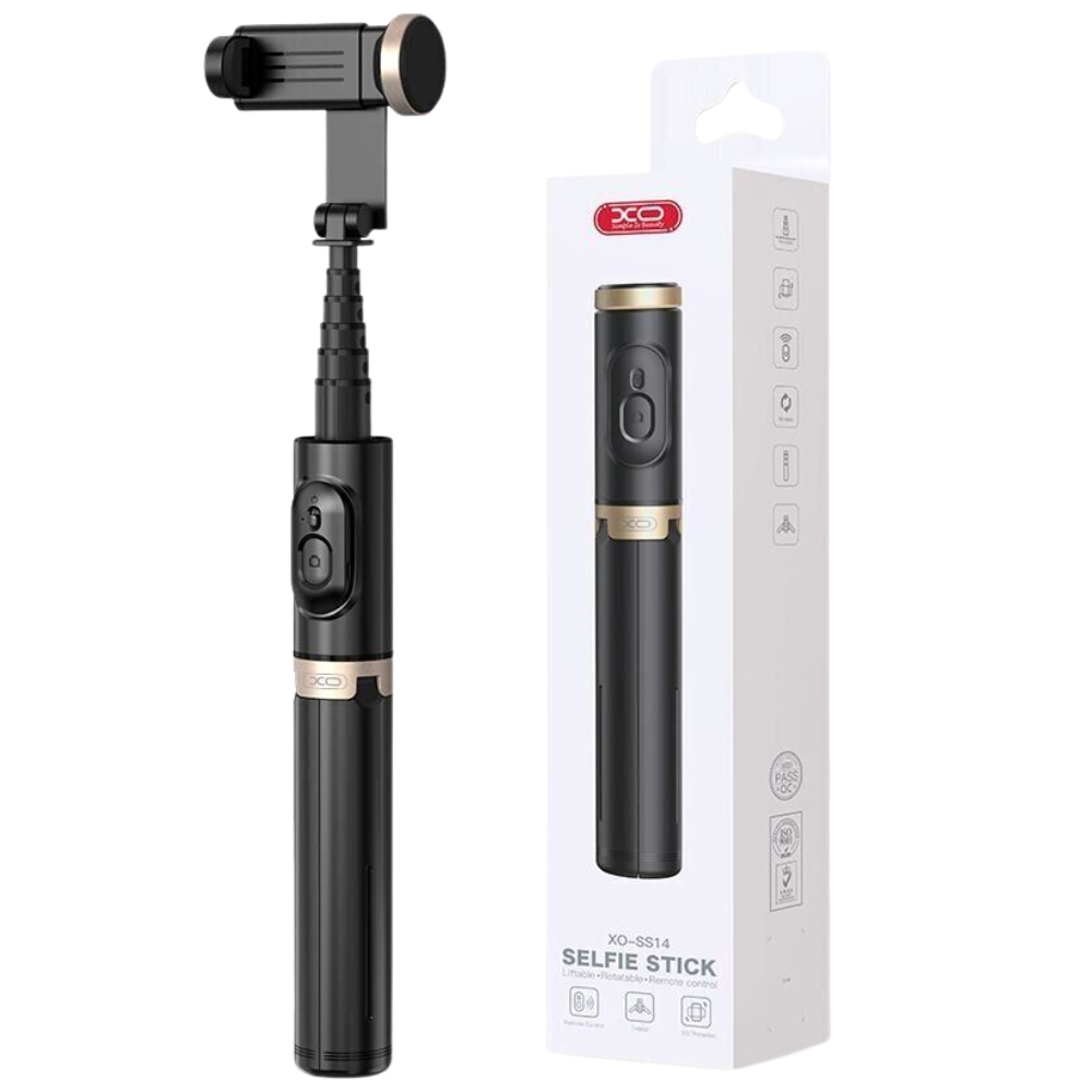 Cелфі-монопод штатив Xo Bluetooth 4.2 3в1 універсальний з пультом (XO-SS14)