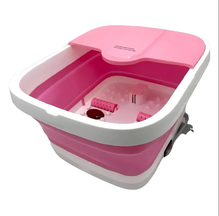 Ванночка для ніг гідромасажна Multifunction Footbath з 4 масажними роликами (37916389)