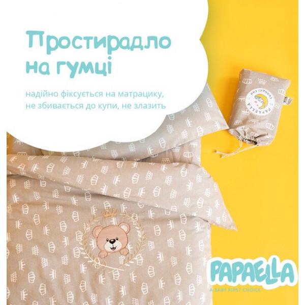 Комплект постільної білизни Papaella Корона Бежевий (4820227284849) - фото 3