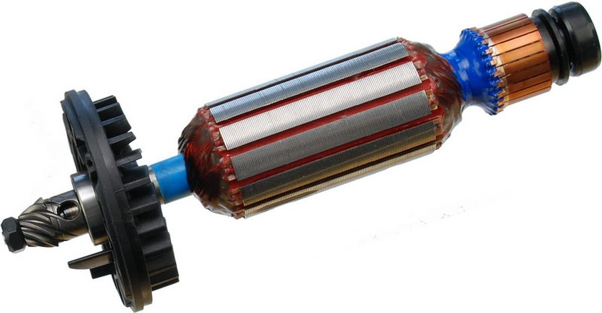 Якорь-ротор VJ Parts для болгарка DW DWE 4151/4157 N389433 176x35 мм (как1177)