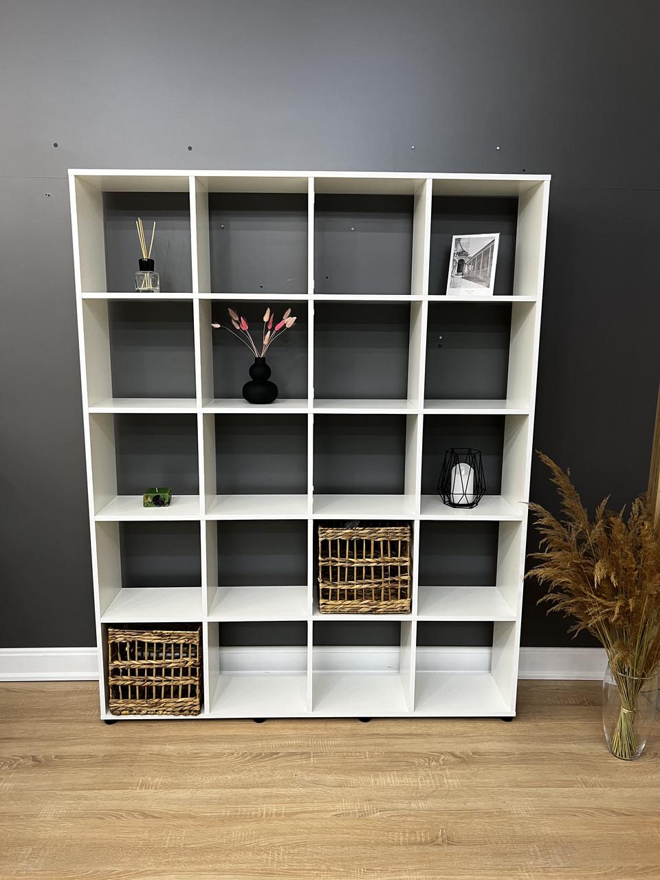 Стелаж В-20 на 20 комірок 1390х1770х252 мм Білий - фото 8 Стелаж В-20 на 20 комірок 1390х1770х252 мм Білий - фото 8