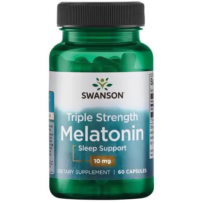Добавка Swanson Melatonin 10 мг 60 капсул (SWU305)