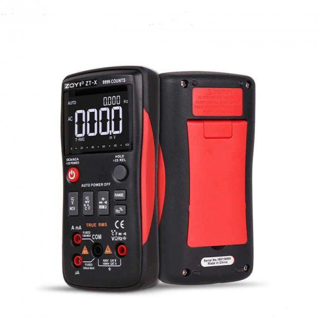 Мультиметр ZOYI ZT X с термопарой с функцией поиска проводки ANENG Q1 True RMS 9999 отсчетов (10964140) - фото 3