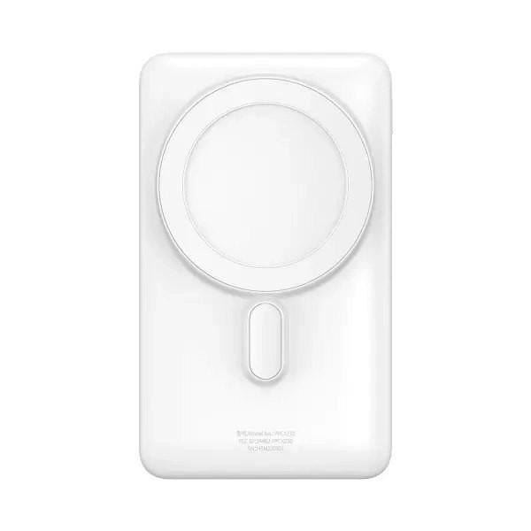 Повербанк Baseus Magnetic Bracket Wireless Fast Charge с беспроводной зарядкой Qi 15W QC3.0 + PD3.0 20W 3 A 10000 mAh White (401240484) - фото 4