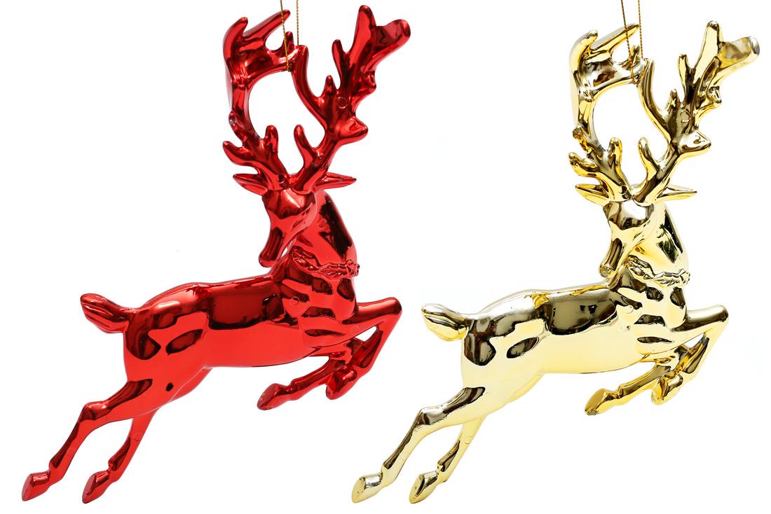 Набор елочных украшений Олень BonaDi 2 шт. (113-O58)
