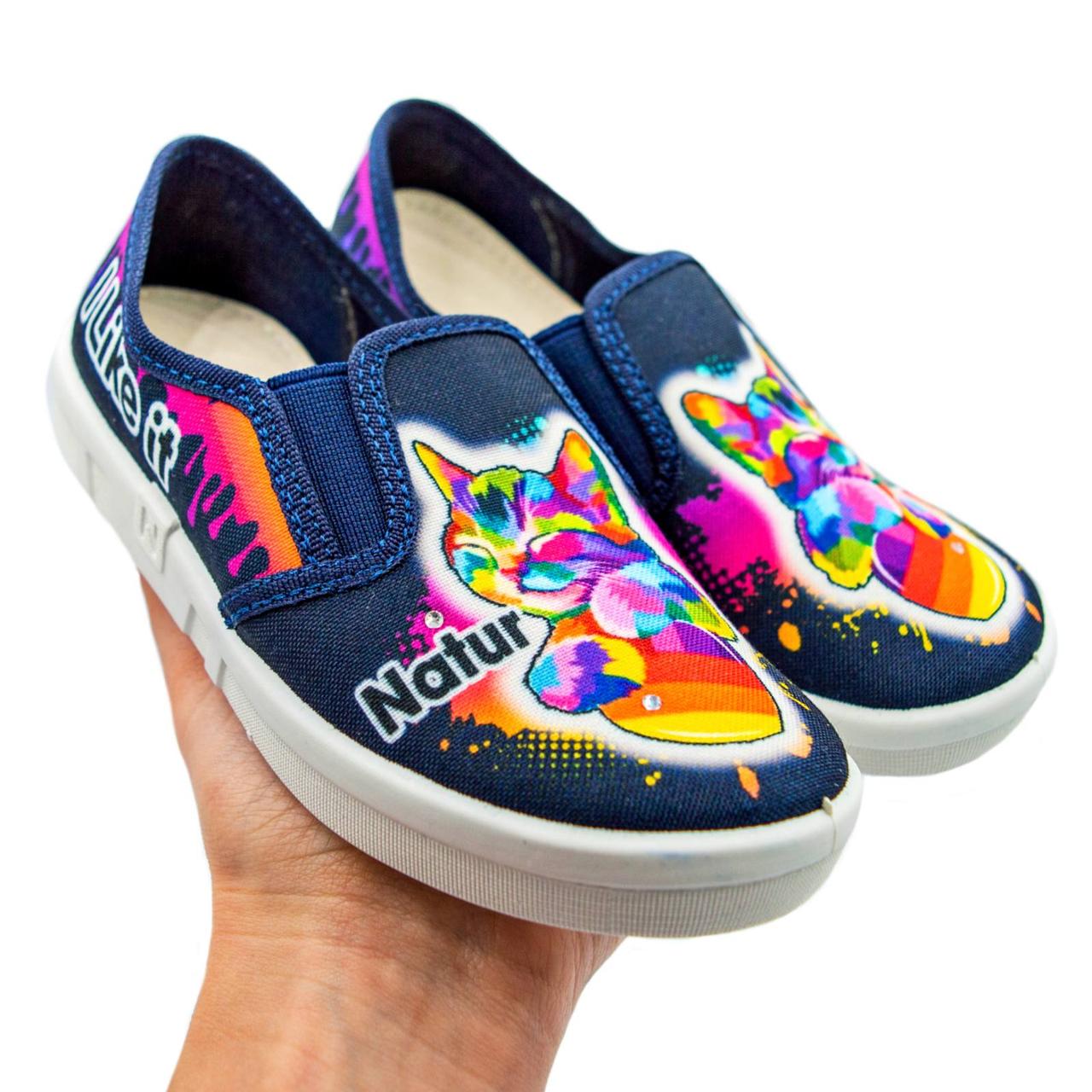 Тапочки для девочки Waldi MV-1246 р. 31 Синий - фото 6