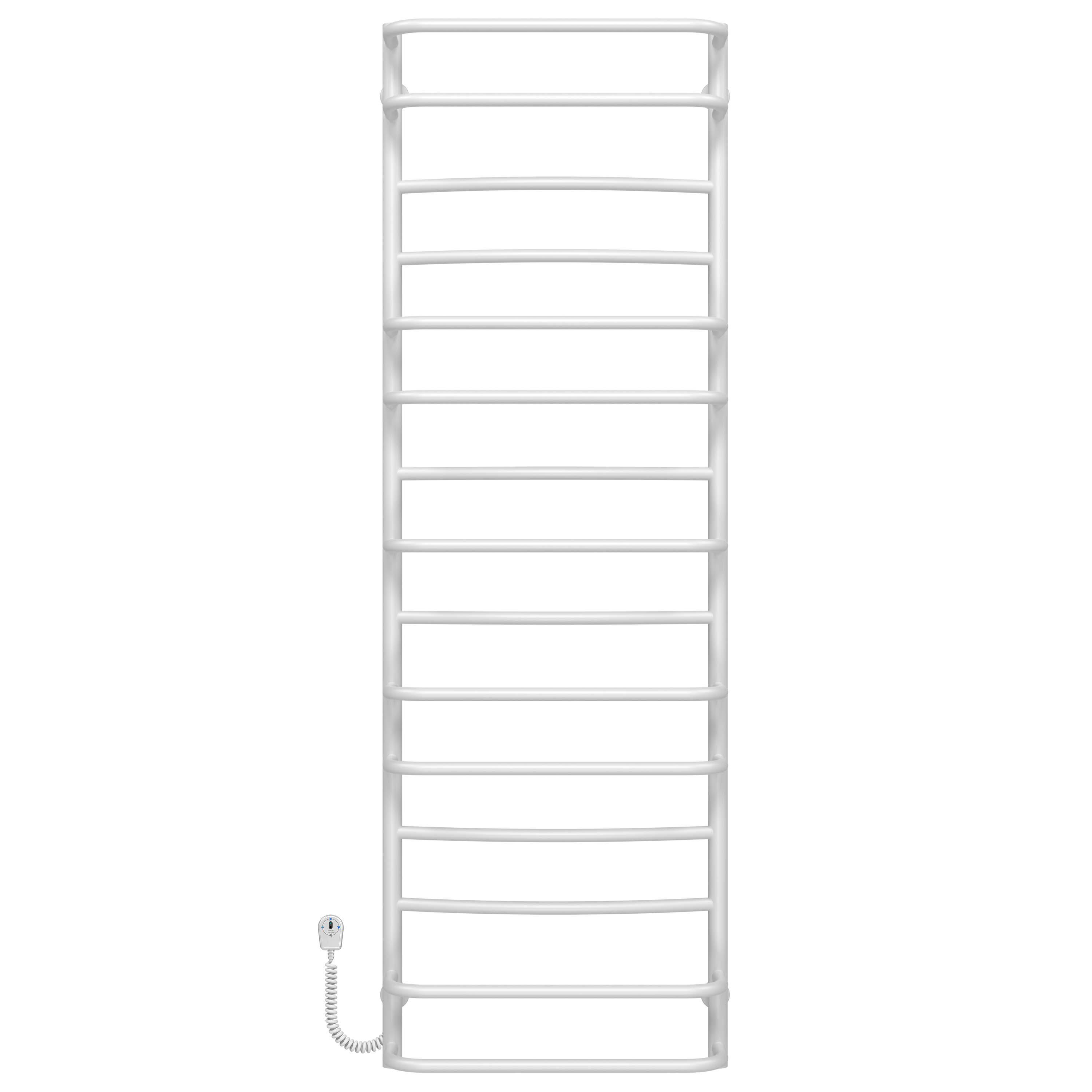 Полотенцесушитель электрический Deffi Аквамикс П15 EF16 левое подключение нержавеющая сталь 500х1600 мм Белый (C.AM.160.50.15.EWL5)