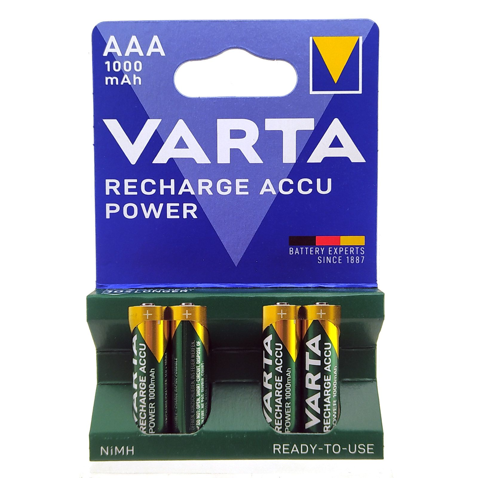 Батарейка-акумулятор Varta HR3 1000 mAh