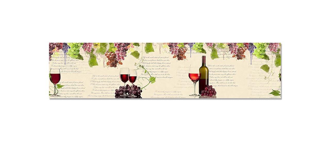 Наклейка виниловая на кухню Zatarga Виноград и лоза 600х2500 мм (1289776389) Наклейка виниловая на кухню Zatarga Виноград и лоза 600х2500 мм (1289776389)