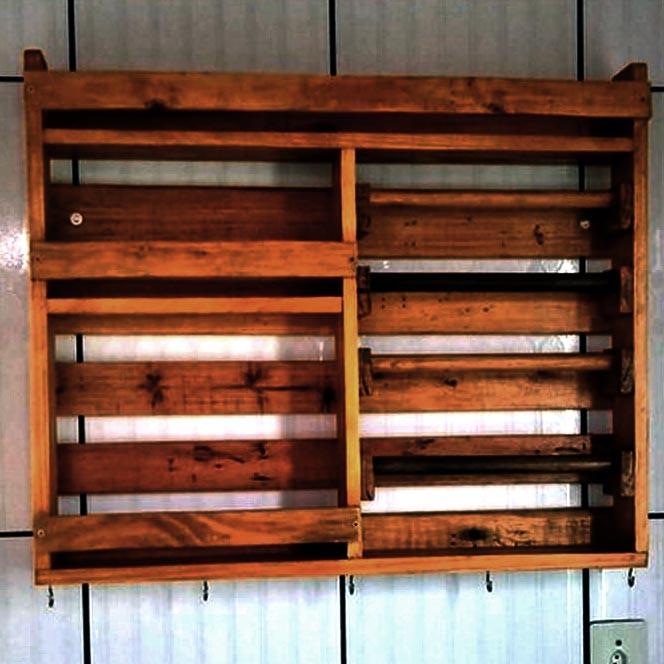 Диспенсер кухонный из дерева Олайне Капучино (ДСК-001209)