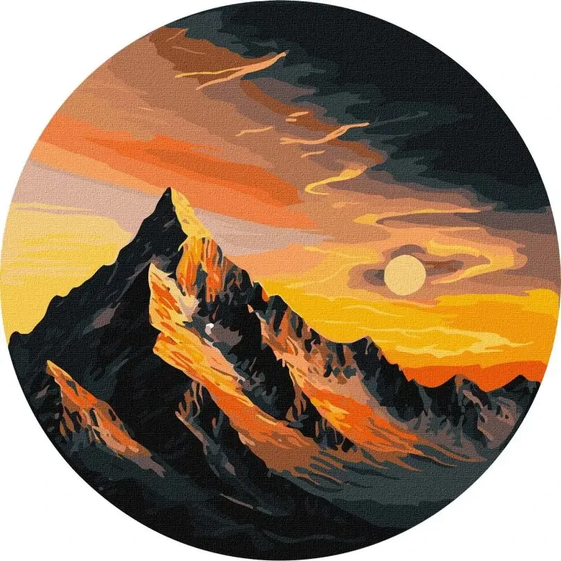 Картина по номерам Идейка Неизвестный край  D29 см (KHO-R1017)