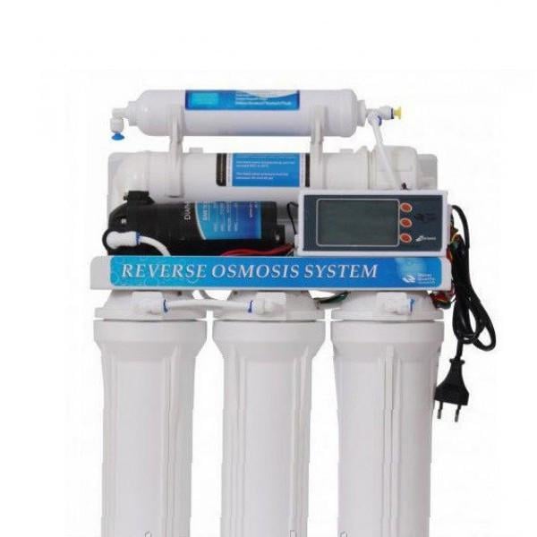 Система обратного осмоса Aquakut с насосом 75G RO-6 ARC-01 с электронным контроллером и баком 3,2G (104-176)