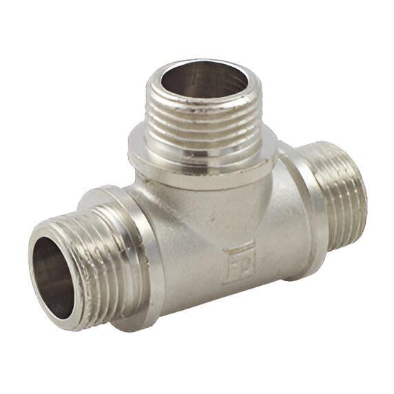 Тройник FADO Srl 1/2" ЗЗЗ никелированная латунь (TK-T41)