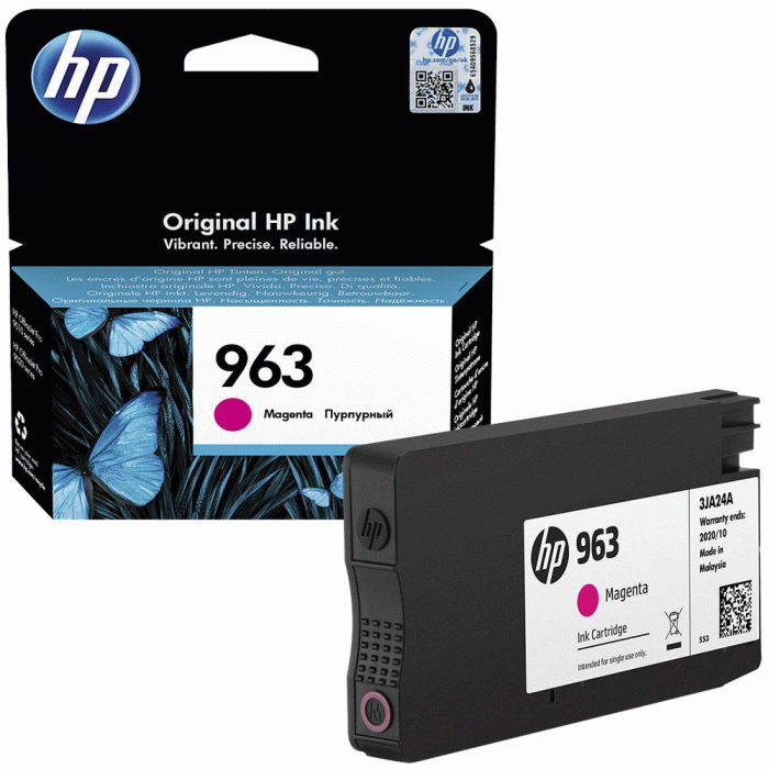 Картридж HP 963 Ink Cartridge для принтера OfficeJet Pro Magenta (3JA24AE)
