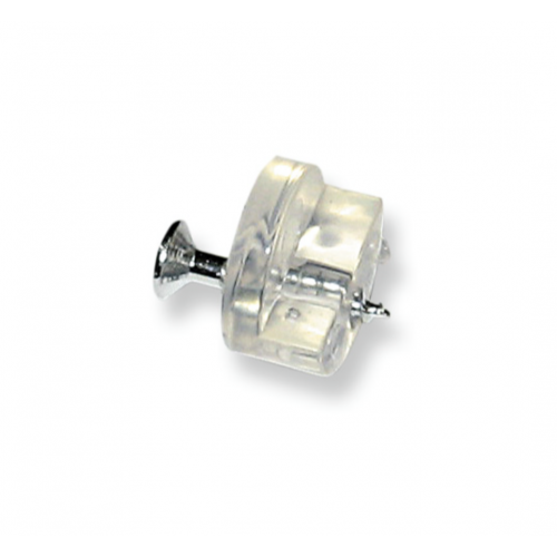 Держатель зеркала Sigma пластиковый круглый с шурупом Прозрачный (715006) Держатель зеркала Sigma пластиковый круглый с шурупом Прозрачный (715006)