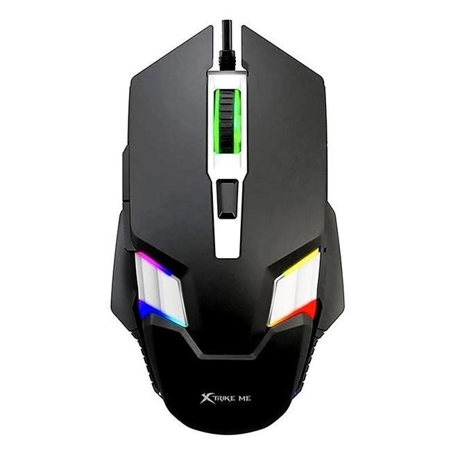 Мишка геймерська провідна XTRIKE ME GM-110 RGB Black (020671) - фото 1