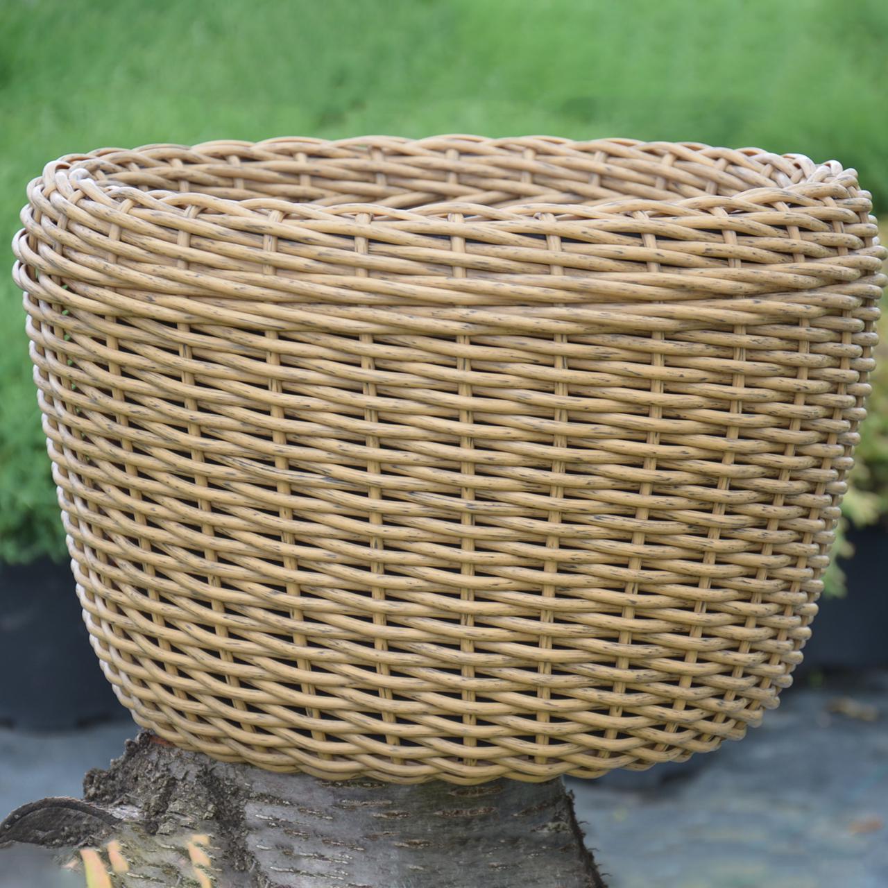 Кашпо большое для растений и цветов из искусственного ротанга/ручной работы 45 л Дерево (12343576) - фото 4 Кашпо большое для растений и цветов из искусственного ротанга/ручной работы 45 л Дерево (12343576) - фото 4