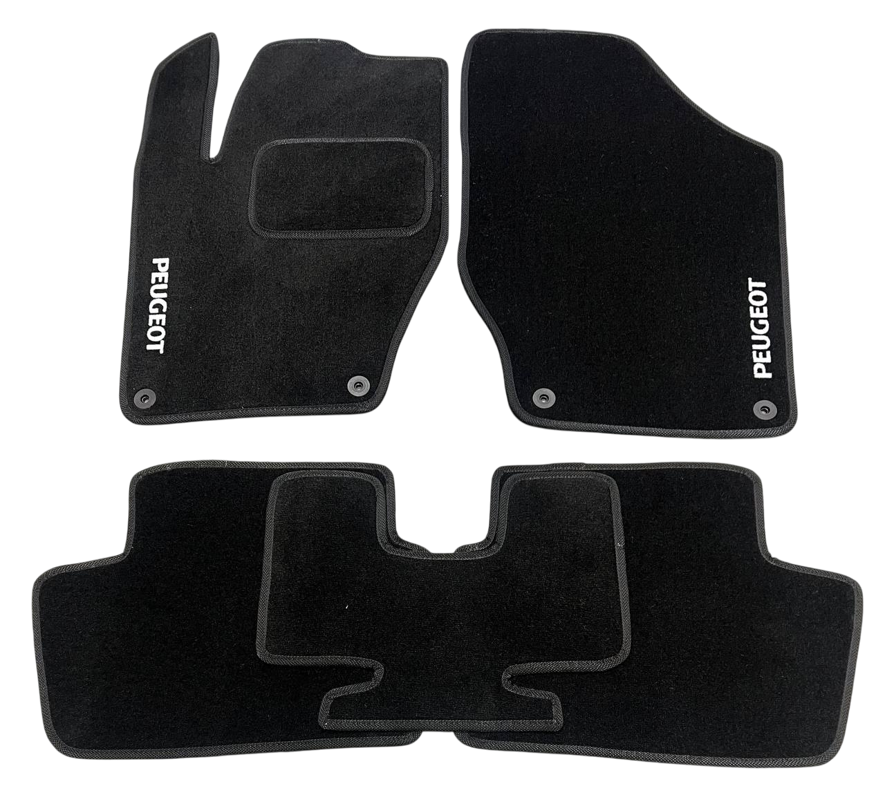 Килимки в салон ворсові для Peugeot 308 2007-2013 Універсал 5 шт. Чорний (27327072)