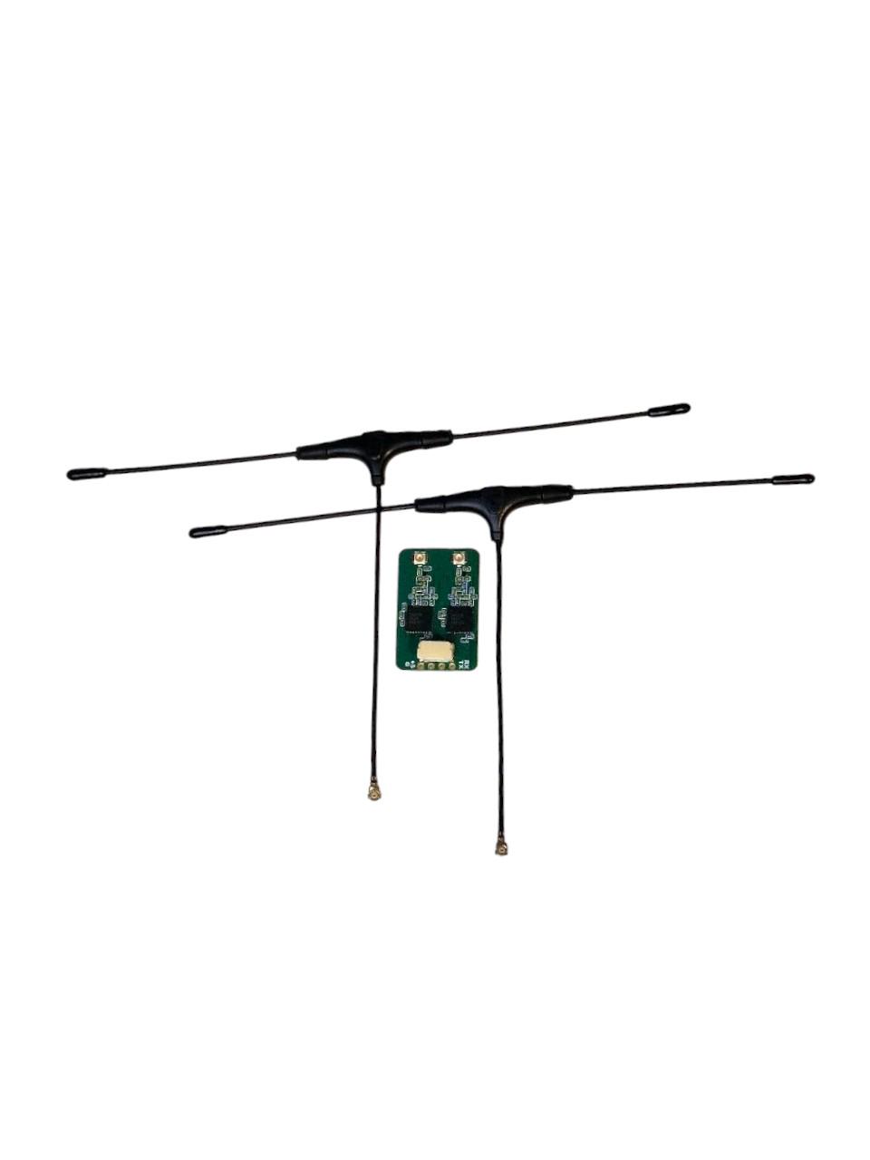 Приемник Difly Nano RX ELRS 915 с двумя антеннами True diversity (74506)