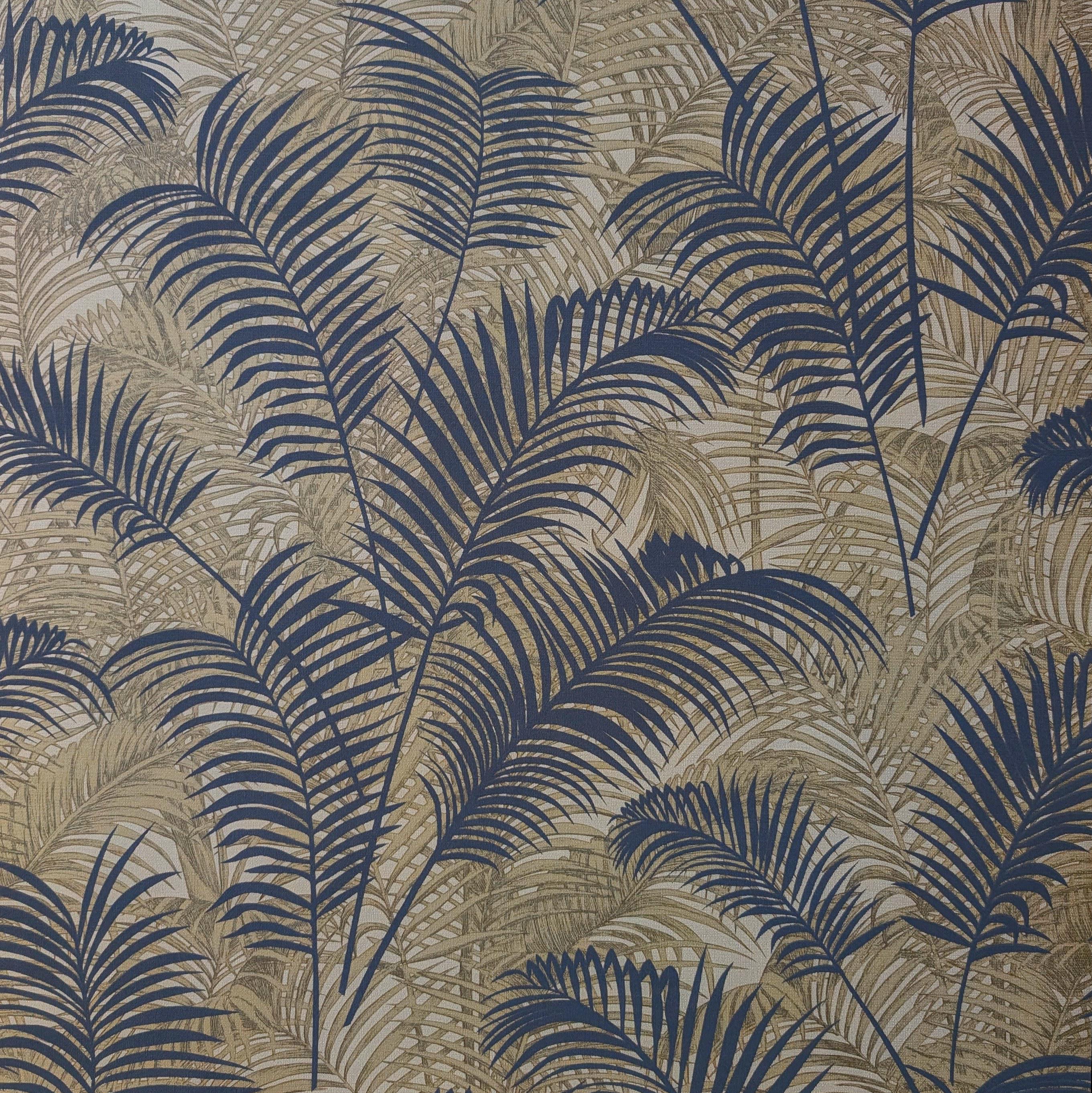 Обои виниловые Decoprint Blooming BL22761 Тропики на флизелиновой основе 53 см Желтый (31119776)