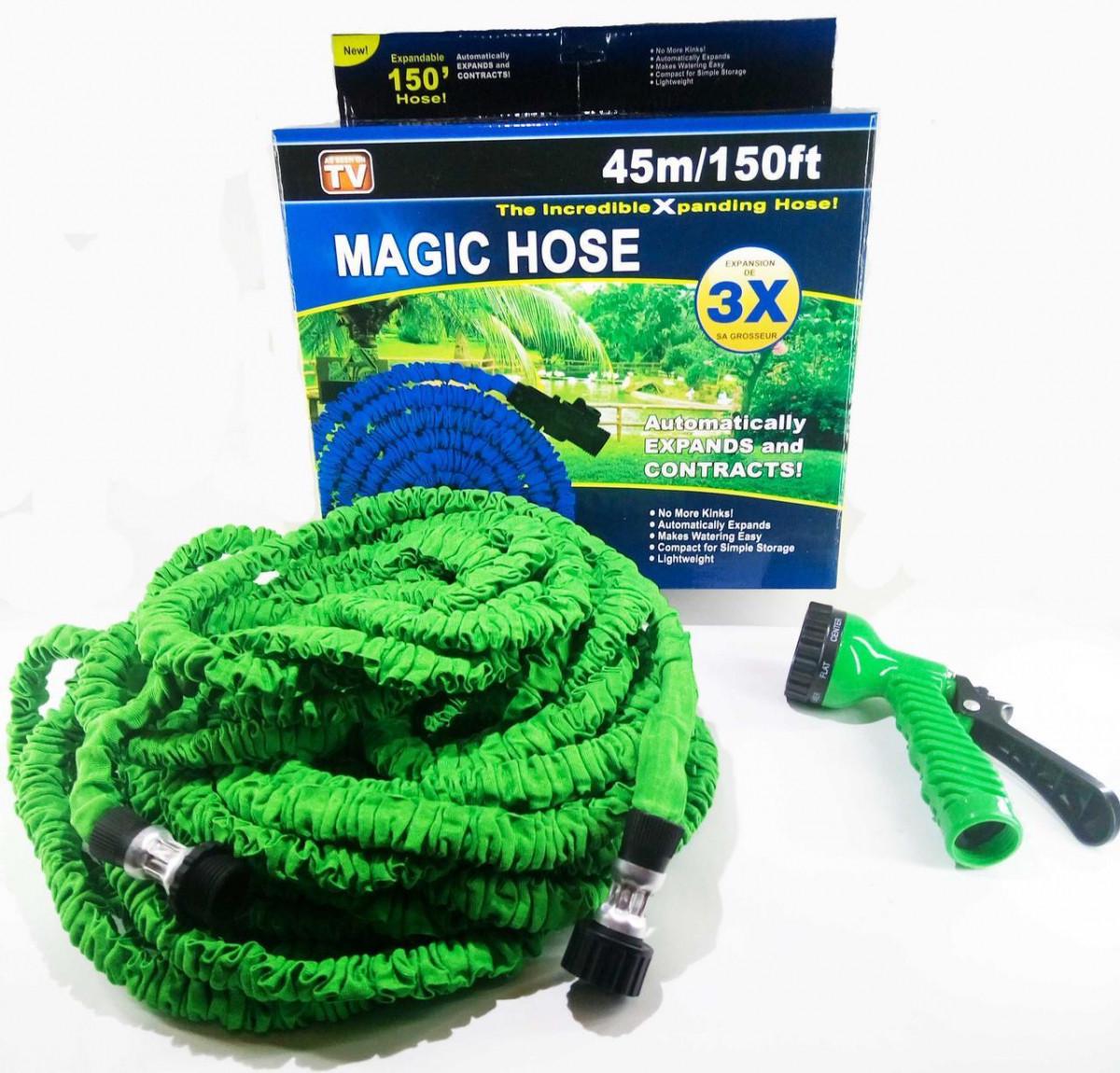 Шланг для поливу компактний Magic Hose V-HOSE PRO 30 м/100ft Зелений - фото 8