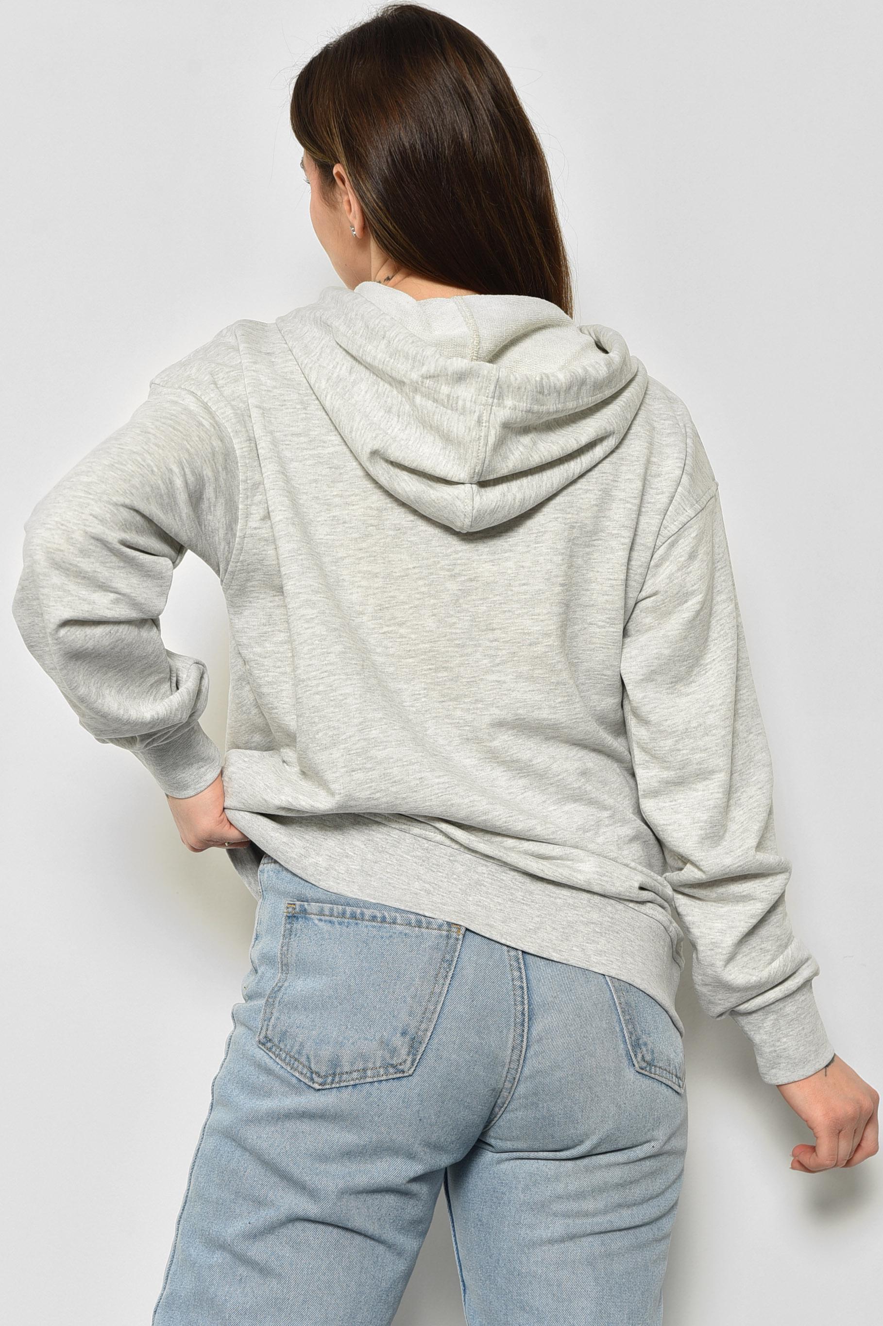 Худі жіноче L Світло-сірий (172644) - фото 3 Худі жіноче L Світло-сірий (172644) - фото 3