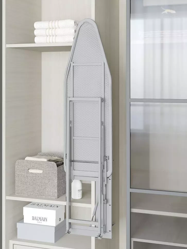 Прасувальна дошка для гардеробу Starax розкладна 160 мм Сірий (S-6611-G) - фото 2 Прасувальна дошка для гардеробу Starax розкладна 160 мм Сірий (S-6611-G) - фото 2