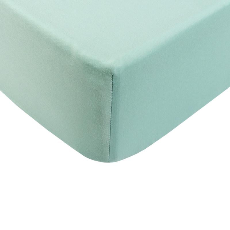 Простинь Iis Home Отель Сатин Классик на резинке 180х200х25 Ментоловый
