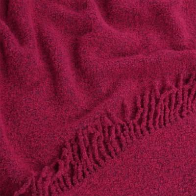 Плед букле 140х200 см Фуксия - фото 2