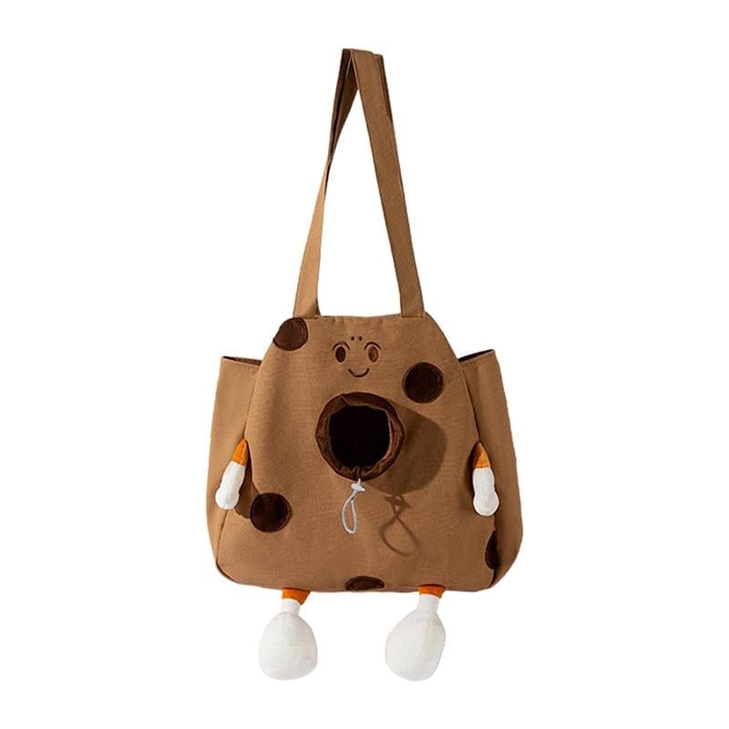 Сумка-переноска для животных Lesko Сookies 2404SXMJ3153 L Brown (25714029)